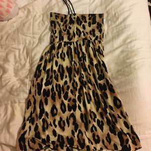 M CHEETAH PRINT DRESS