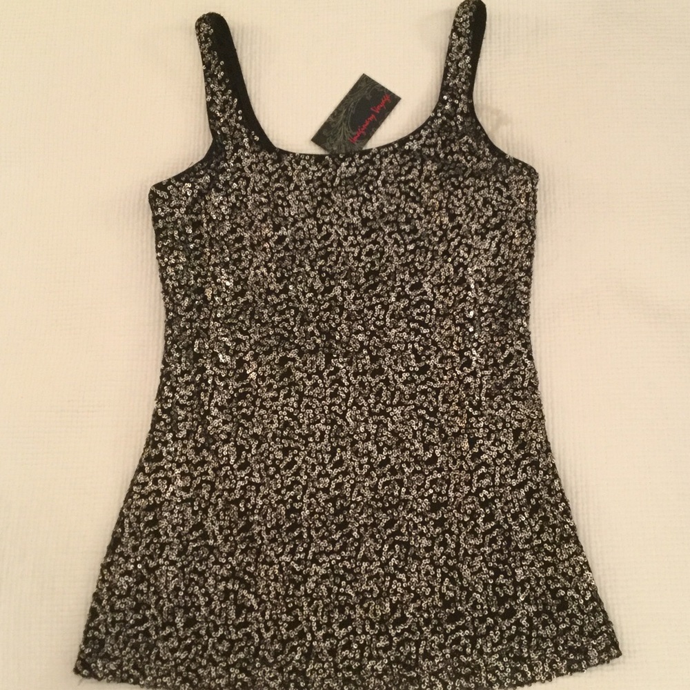 Imaginary Voyage Peer T sequined tank S