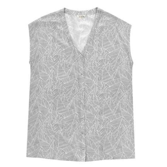 BNWT - Ali Golden Button-Down Tunic in Grey Print - Picture 3 of 3