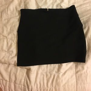 M BLACK BANDAID MINI SKIRT