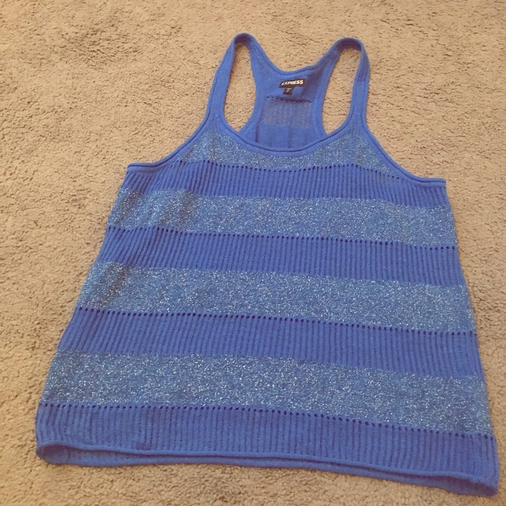 Blue tank