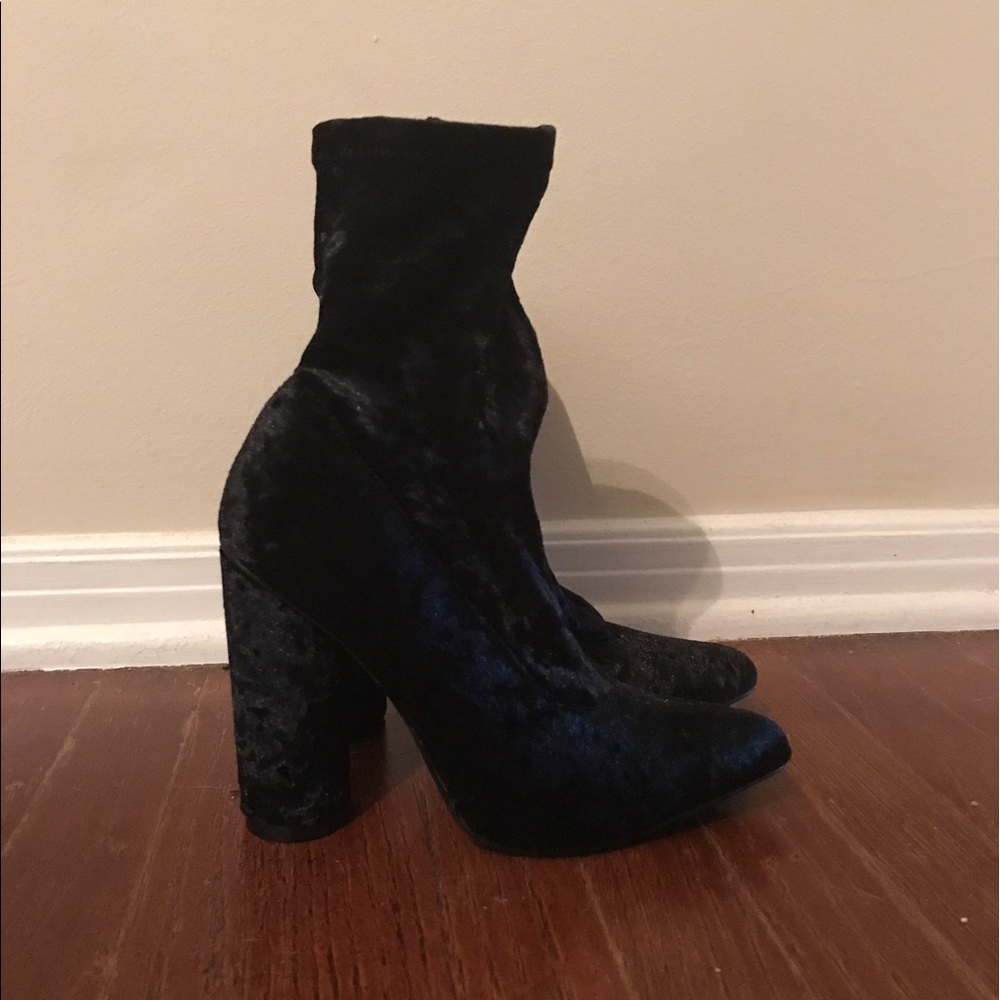 Crushed velvet black boogie