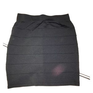 Black bondage skirt