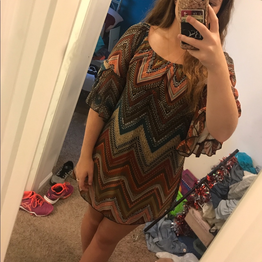 Chevron tunic!! Never worn!!