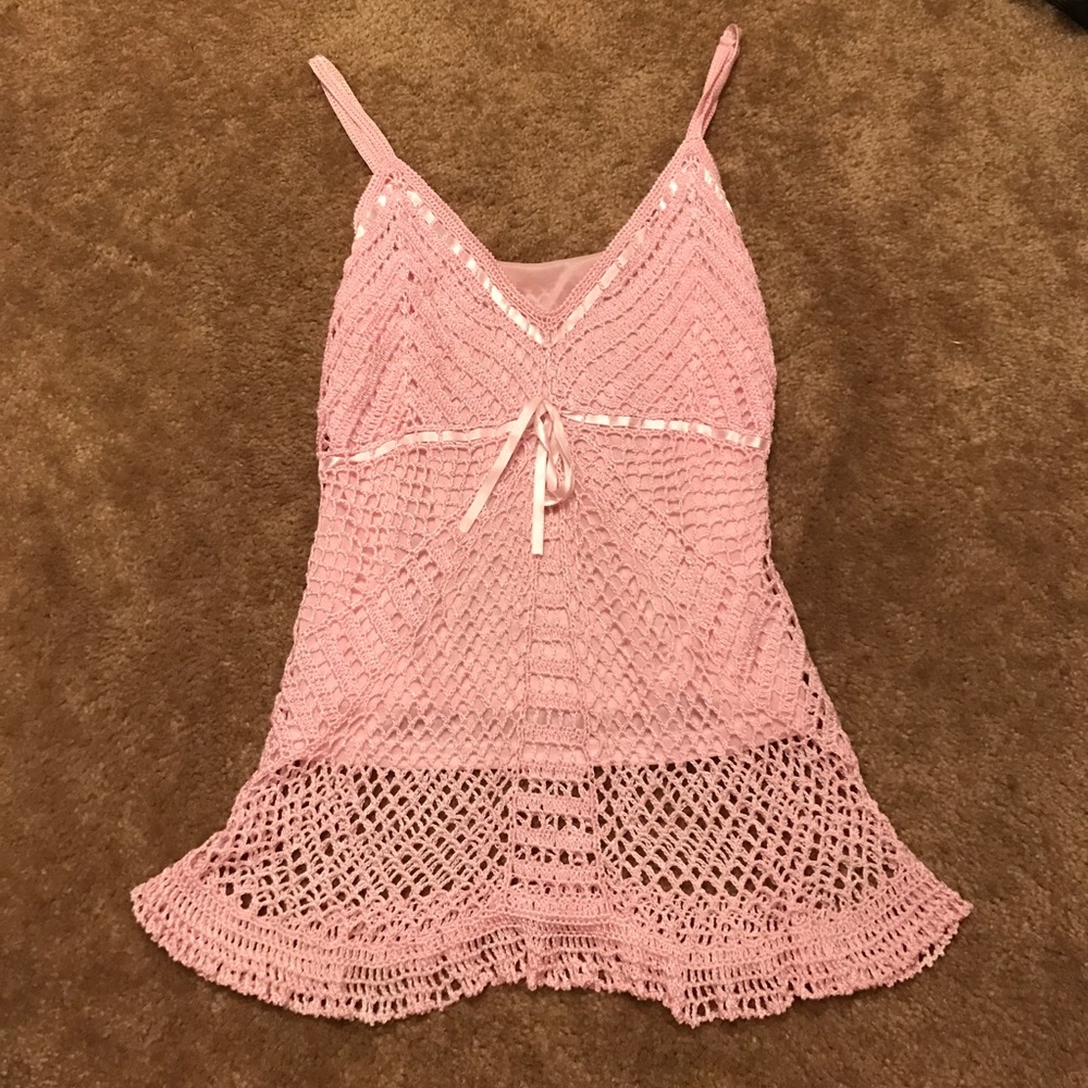 Pink tank top