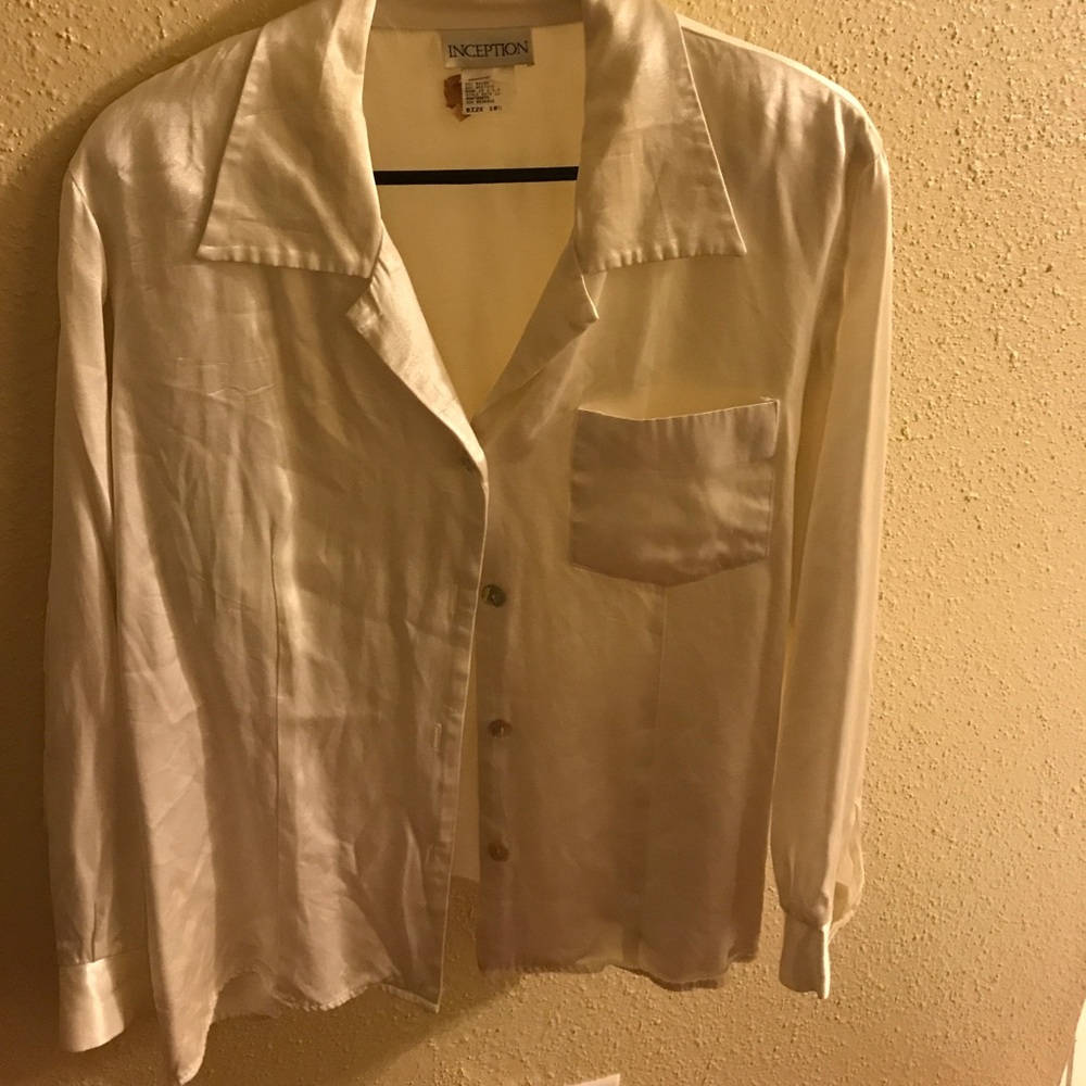 Silky dress shirt