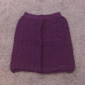 Purple skirt