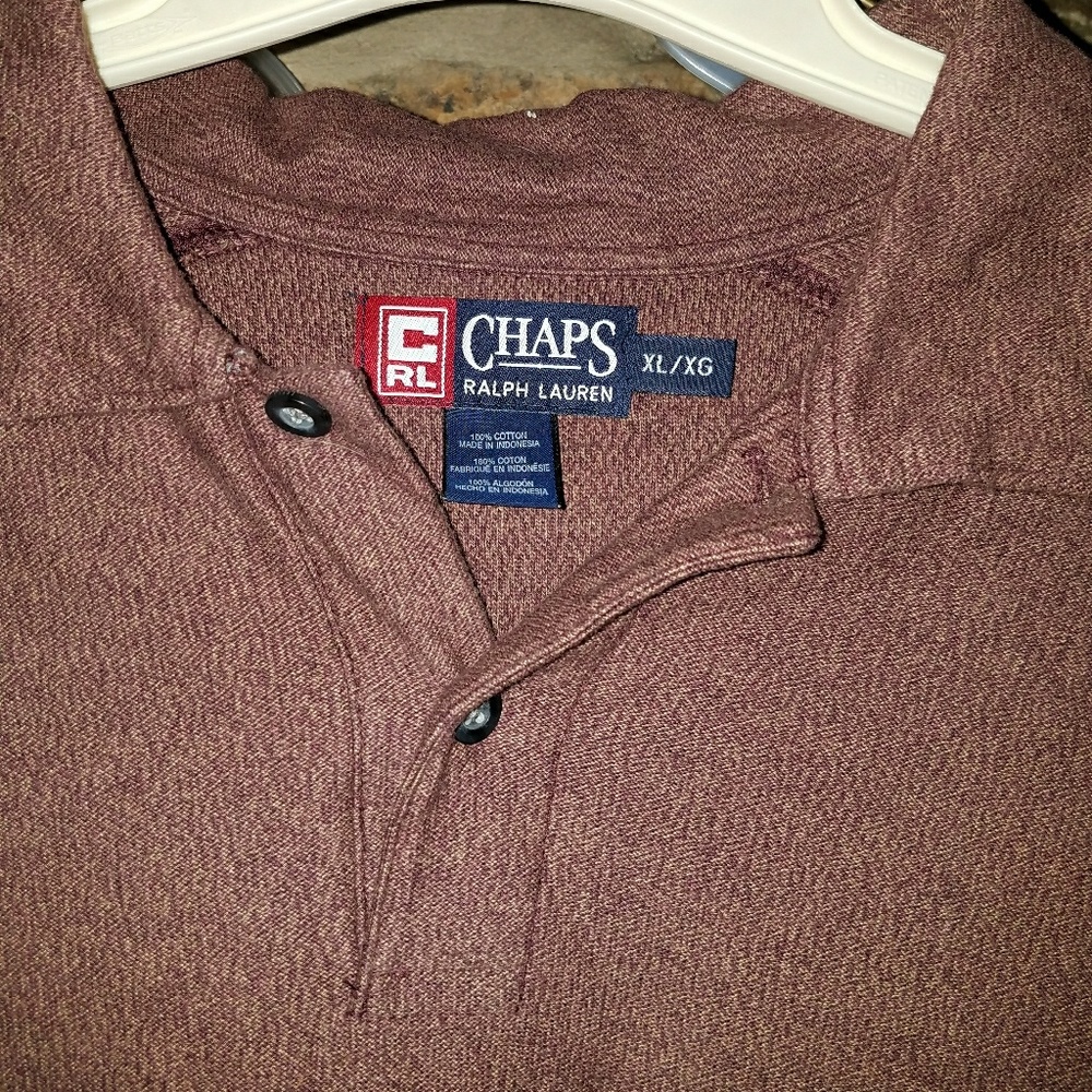 Maroon Chaps long sleeve shirt