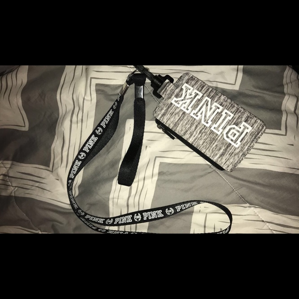 NEW vs pink lanyard