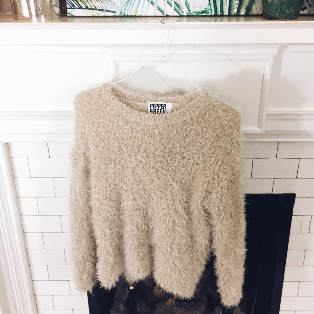 Pepper Green Plush Gypsy Sweater