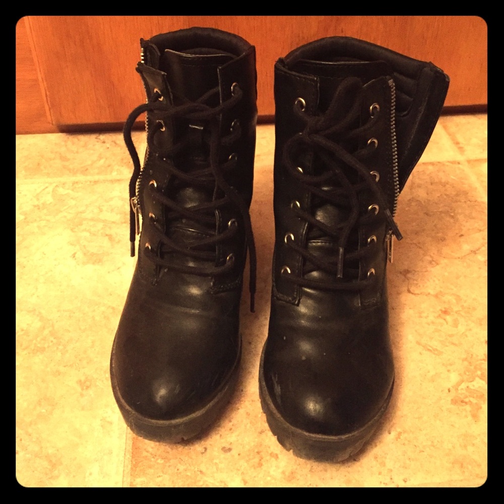 Black boots