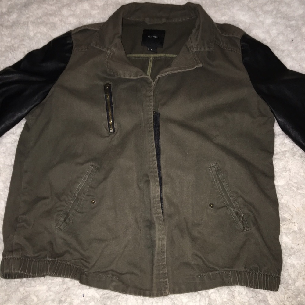 Army green jacket