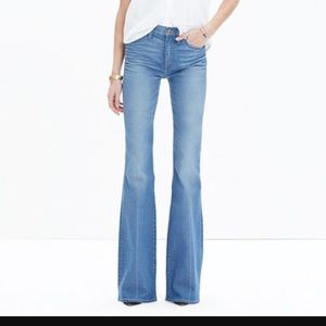 Madewell flea market flare maribel wash