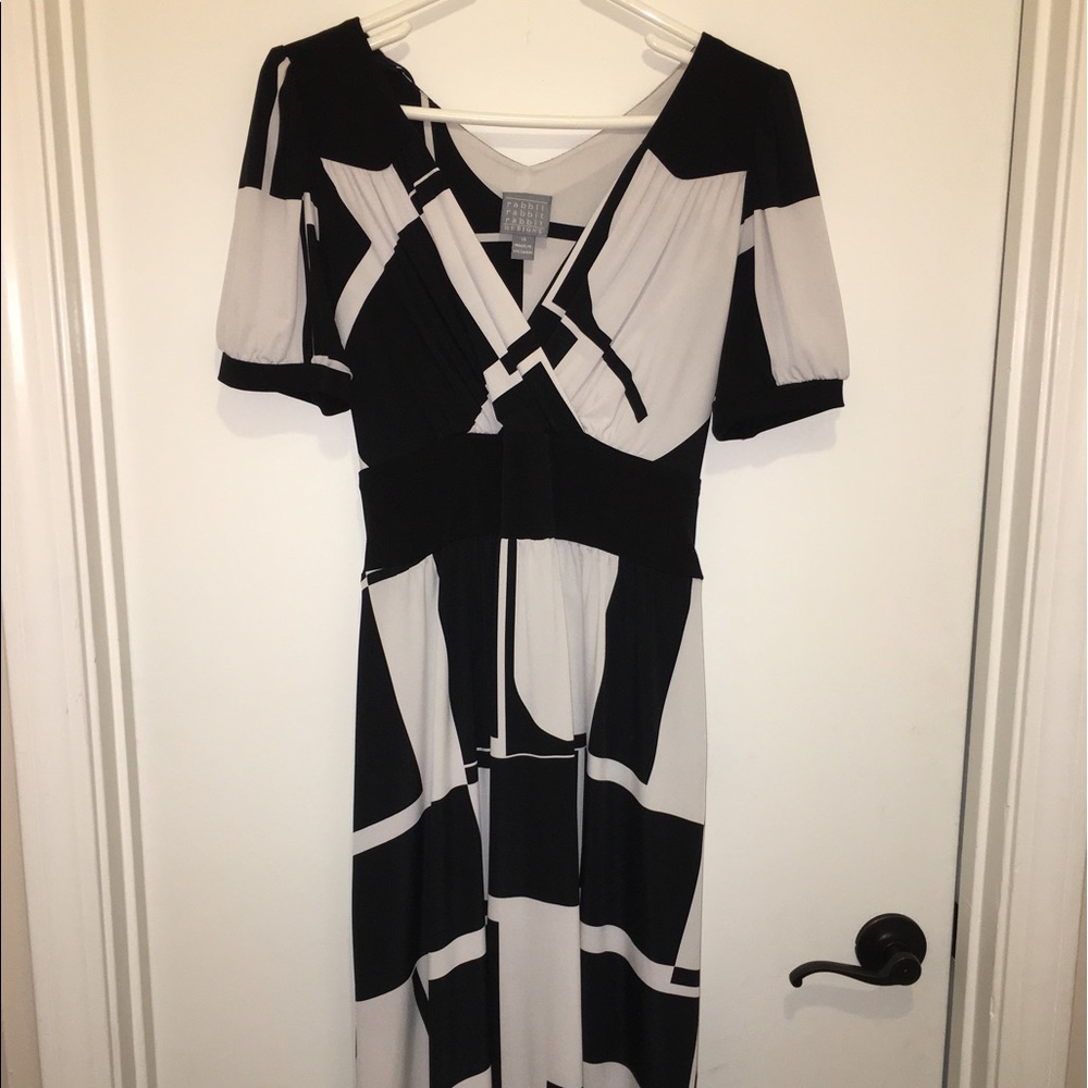 Black and white dress