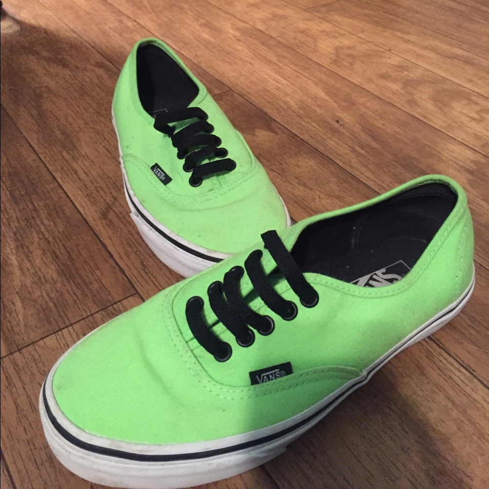 Lime green vans