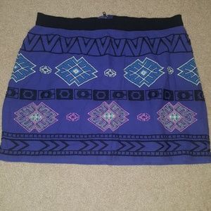 Cute embroidered mini skirt