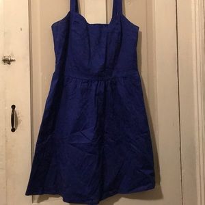 Royal blue jacquard dress by CityChic