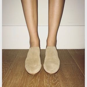 Suede Slip On Booties