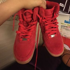 Nike suede Air Force 1s