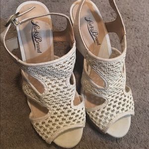 Lucky brand wedges off-white (cream)