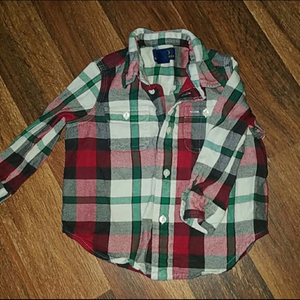Baby Ralph Lauren polo flannel button down shirt