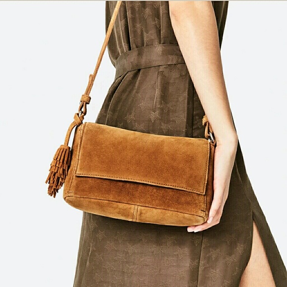 zara zara split suede crossbody bag with tassels 8717 zara zara split suede crossbody bag with tassels 8717