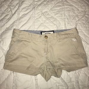 Beige Abercrombie shorts