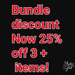 Bundle discount increased! Moving sale! Must go!