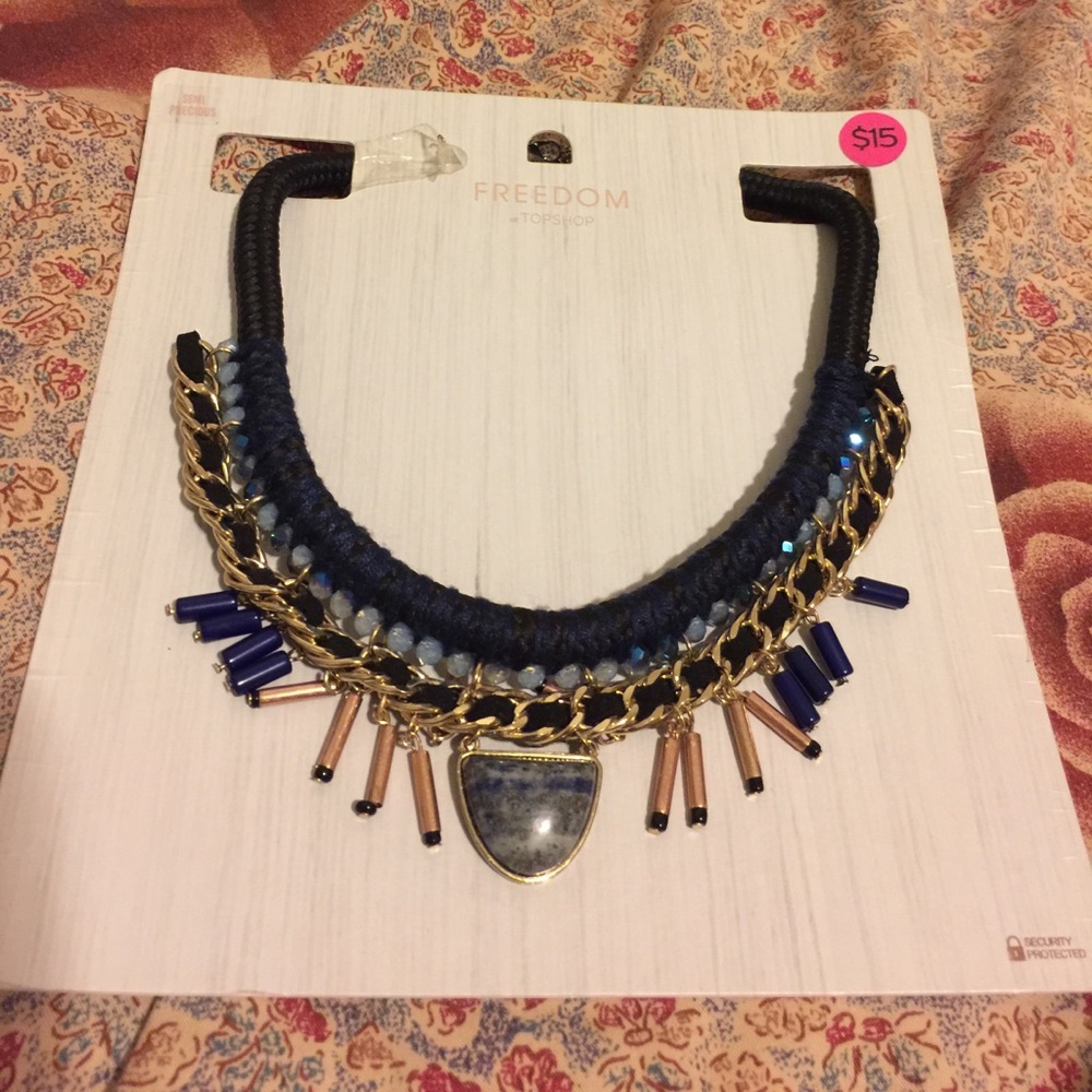 Top Shop Freedom statement necklace