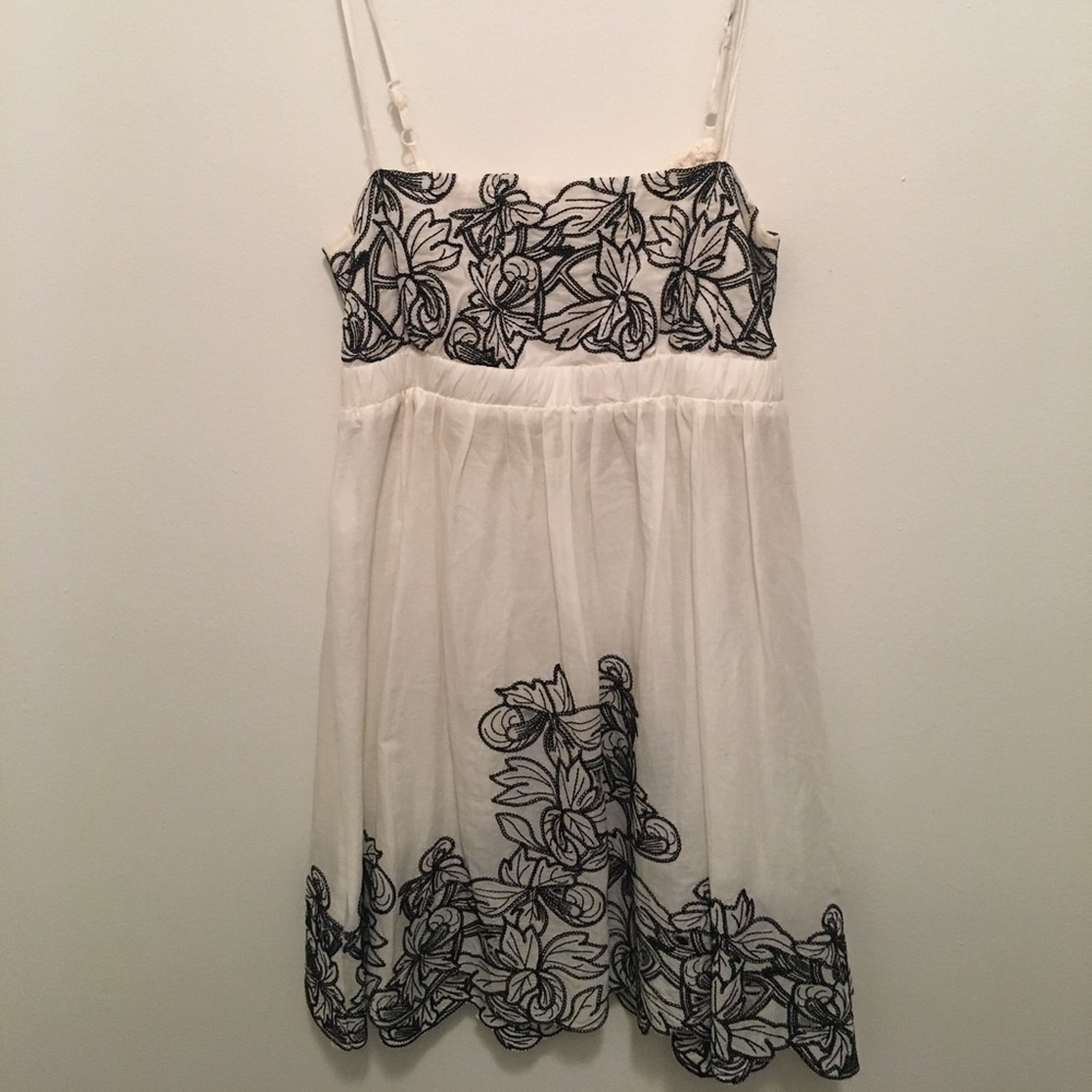 Black and white dress