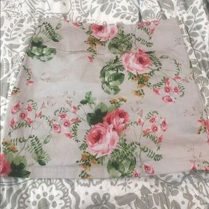 Flower Mini Skirt
