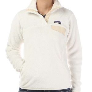 White/Cream Women's Patagonia ReTool Fleece