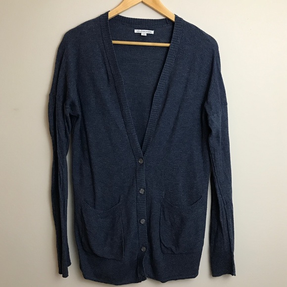 AE Heather Blue Knit Cardigan - Picture 2 of 8