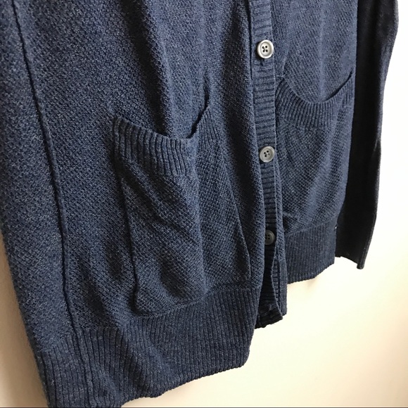 AE Heather Blue Knit Cardigan - Picture 6 of 8
