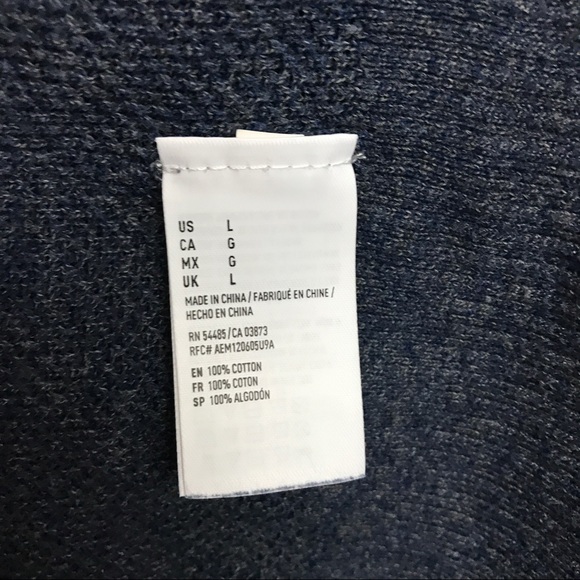 AE Heather Blue Knit Cardigan - Picture 7 of 8