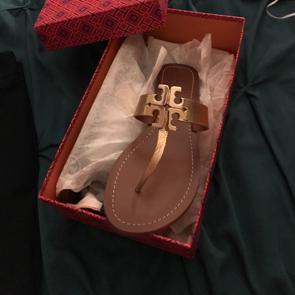 Tory Burch Shoes - Tory Burch Gold Sandals