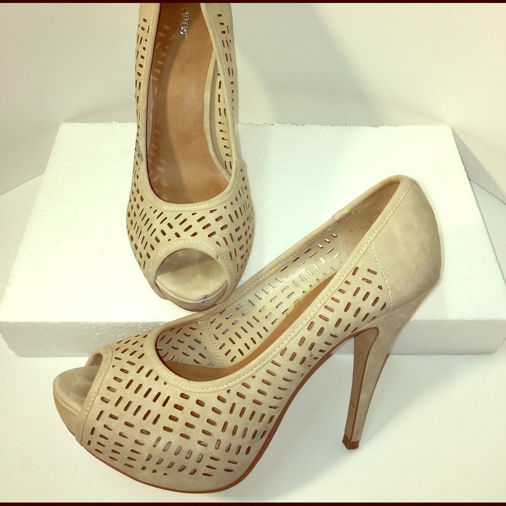 APT. 9  peep toe 5" stiletto heels