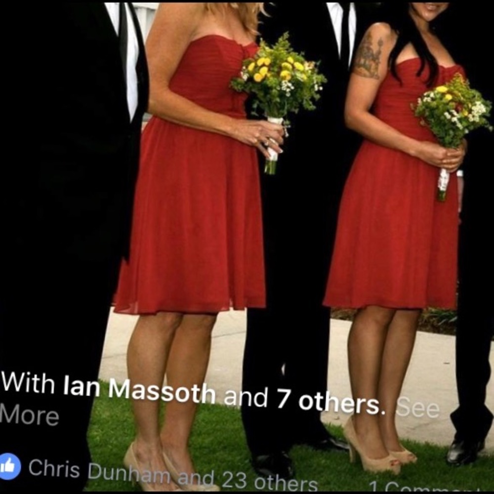 2 Bridesmaids/Prom/Formal Dresses! Beautiful Red
