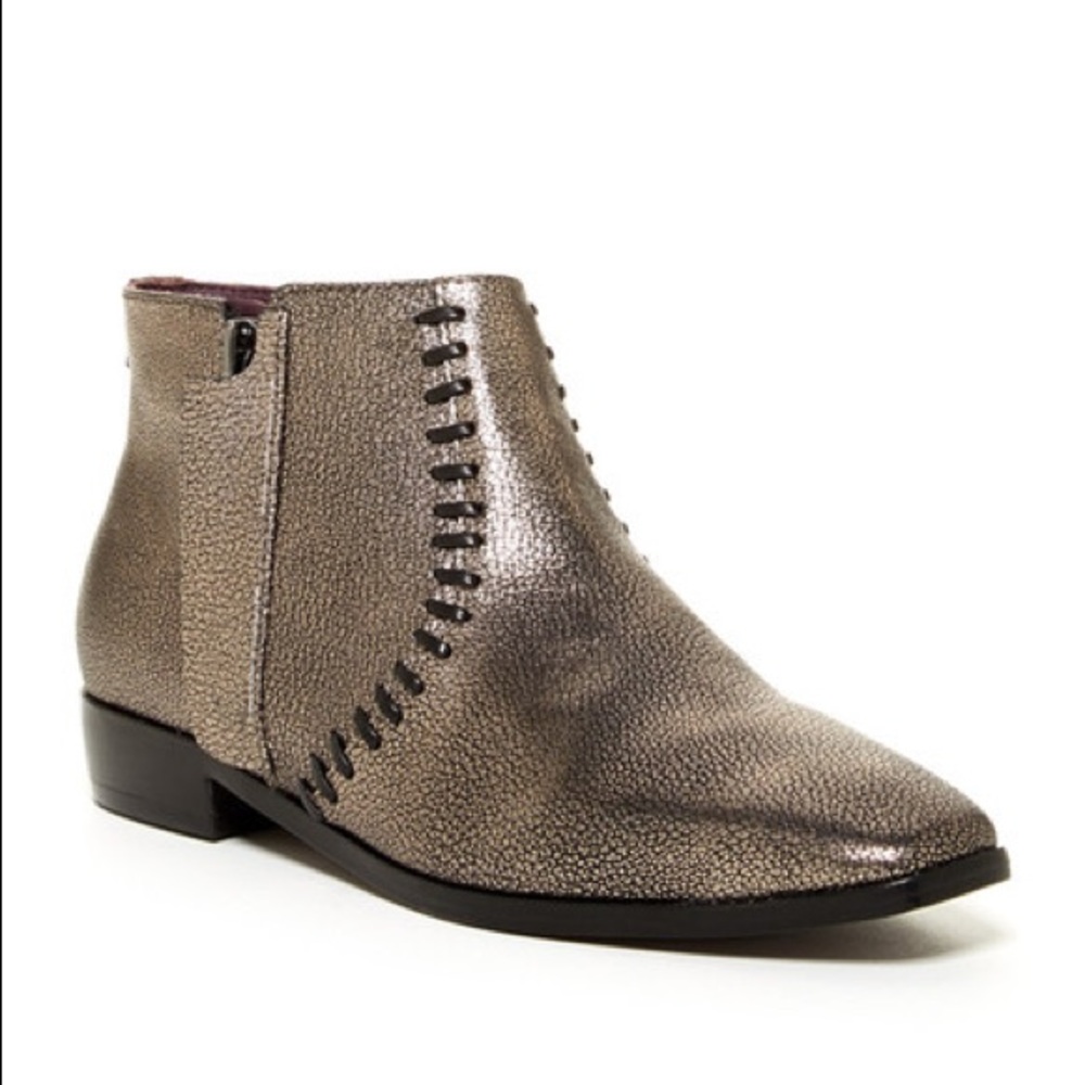 Host pick Nicole Miller Leather Ankle Boot