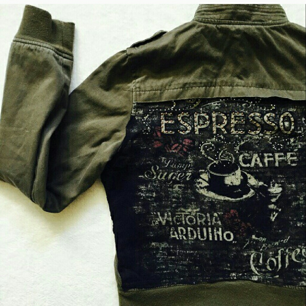 Upcycled Olive Jacket