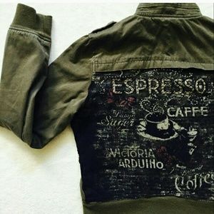 Upcycled Olive Jacket