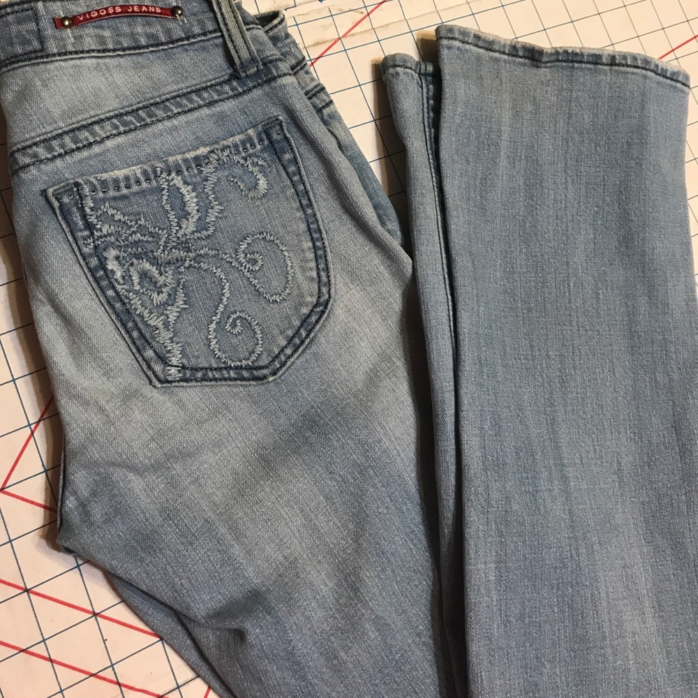 VIGOSS JEANS, Light Denim, Size 3/4 (27)