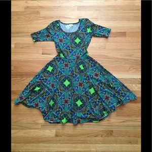 EUC LuLaRoe printed Nicole