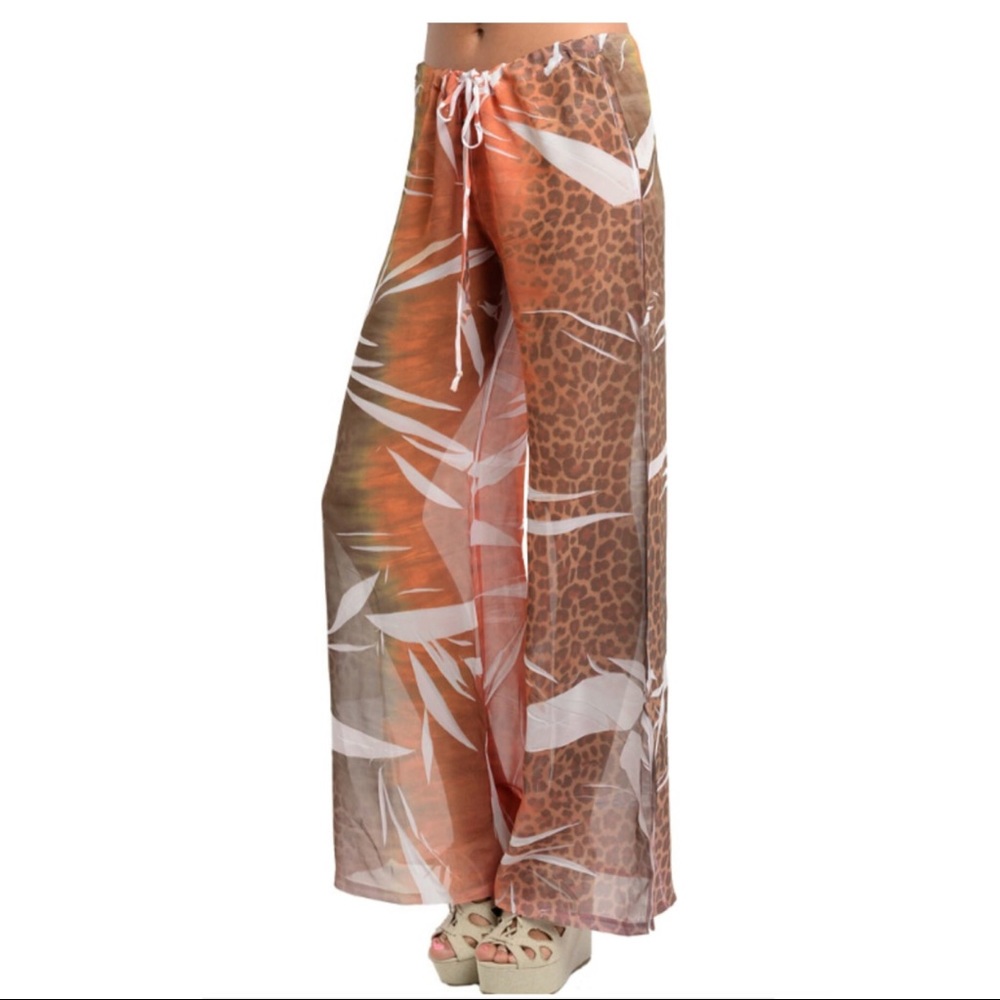 🌟New! Flowy Leopard Print Weekend Pants