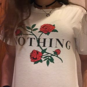 white detailed t-shirt