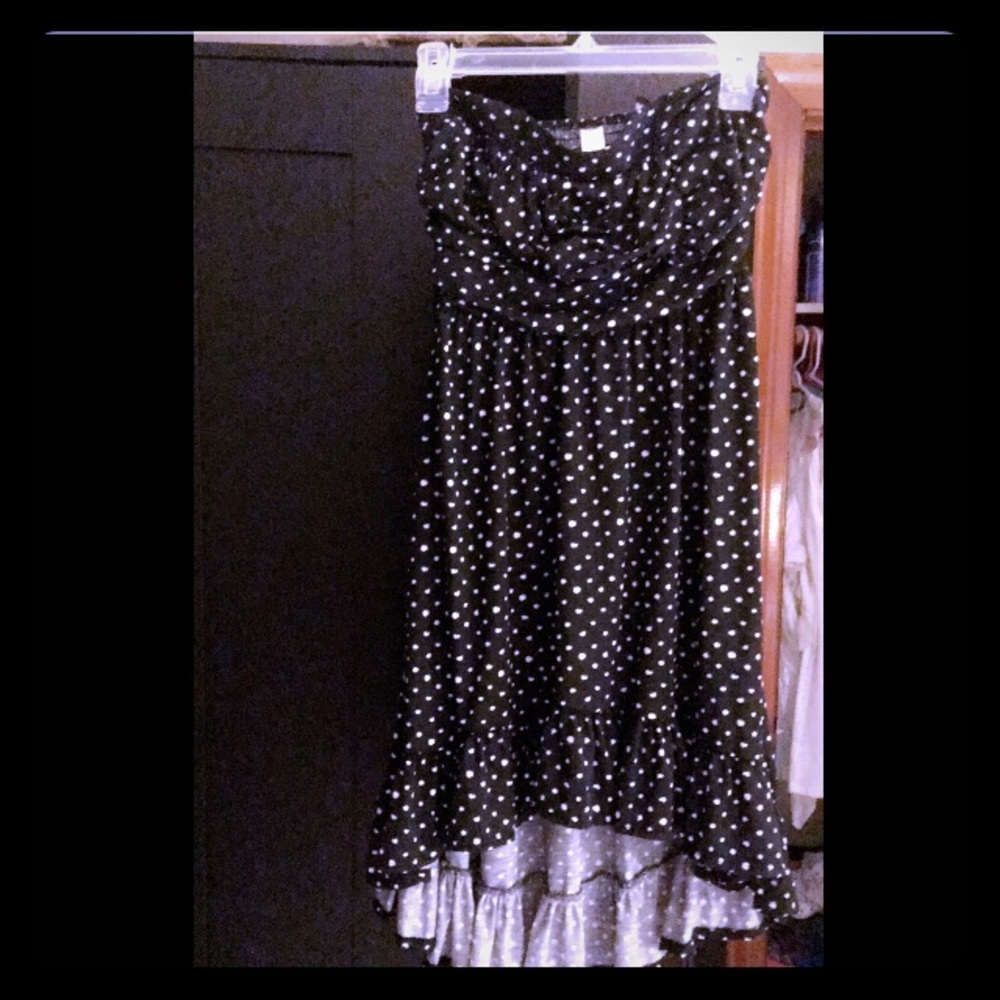 Polka dot summer sun dress