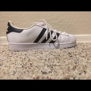 Black and white adidas originals