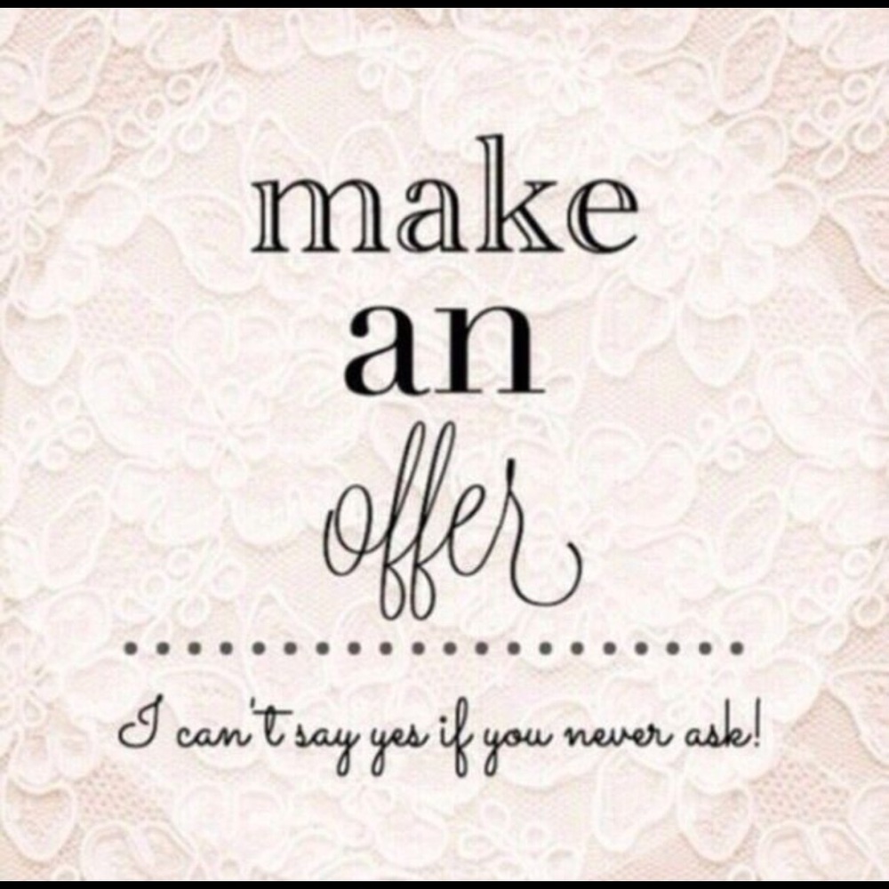 shoot me an offer！！