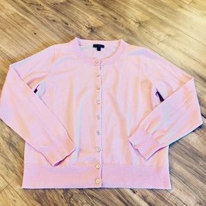 J. Crew Bright Tippi Cardigan in Pink