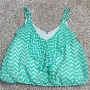 Teal tank top